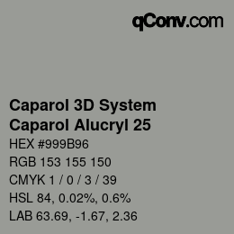 Código de color: Caparol 3D System - Caparol Alucryl 25 | qconv.com