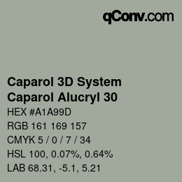 Color code: Caparol 3D System - Caparol Alucryl 30 | qconv.com