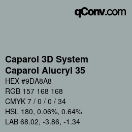 Color code: Caparol 3D System - Caparol Alucryl 35 | qconv.com