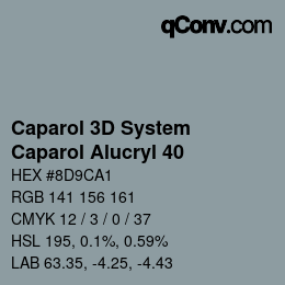 Código de color: Caparol 3D System - Caparol Alucryl 40 | qconv.com