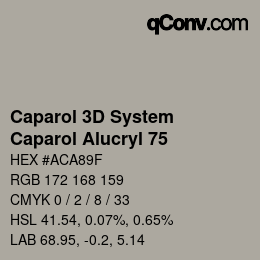 Código de color: Caparol 3D System - Caparol Alucryl 75 | qconv.com