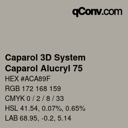 カラーコード: Caparol 3D System - Caparol Alucryl 75 | qconv.com