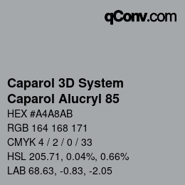 Código de color: Caparol 3D System - Caparol Alucryl 85 | qconv.com