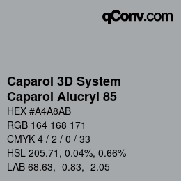 カラーコード: Caparol 3D System - Caparol Alucryl 85 | qconv.com