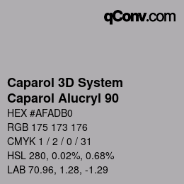 Color code: Caparol 3D System - Caparol Alucryl 90 | qconv.com