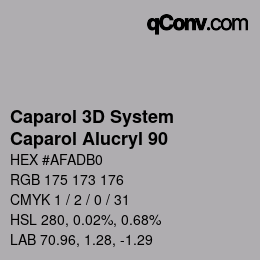 Código de color: Caparol 3D System - Caparol Alucryl 90 | qconv.com