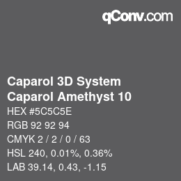 カラーコード: Caparol 3D System - Caparol Amethyst 10 | qconv.com