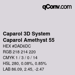 Farbcode: Caparol 3D System - Caparol Amethyst 55 | qconv.com