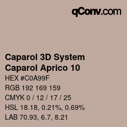 Farbcode: Caparol 3D System - Caparol Aprico 10 | qconv.com