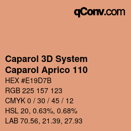 カラーコード: Caparol 3D System - Caparol Aprico 110 | qconv.com