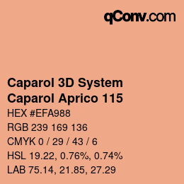 Color code: Caparol 3D System - Caparol Aprico 115 | qconv.com