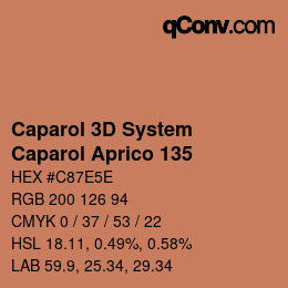 Farbcode: Caparol 3D System - Caparol Aprico 135 | qconv.com