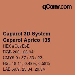 カラーコード: Caparol 3D System - Caparol Aprico 135 | qconv.com