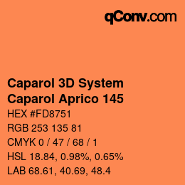 カラーコード: Caparol 3D System - Caparol Aprico 145 | qconv.com