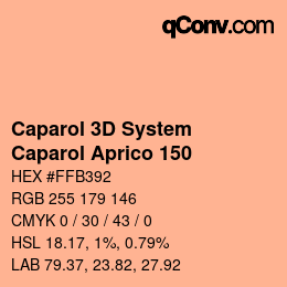 Color code: Caparol 3D System - Caparol Aprico 150 | qconv.com