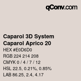 カラーコード: Caparol 3D System - Caparol Aprico 20 | qconv.com