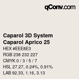 カラーコード: Caparol 3D System - Caparol Aprico 25 | qconv.com
