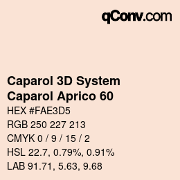 Code couleur: Caparol 3D System - Caparol Aprico 60 | qconv.com