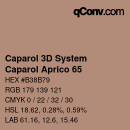 Farbcode: Caparol 3D System - Caparol Aprico 65 | qconv.com