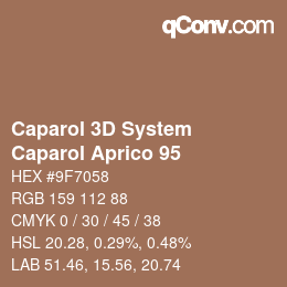 Farbcode: Caparol 3D System - Caparol Aprico 95 | qconv.com