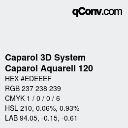 Farbcode: Caparol 3D System - Caparol Aquarell 120 | qconv.com