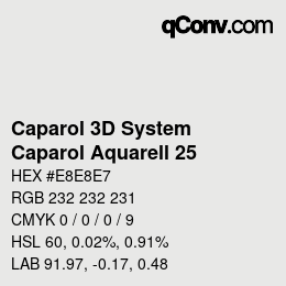 カラーコード: Caparol 3D System - Caparol Aquarell 25 | qconv.com