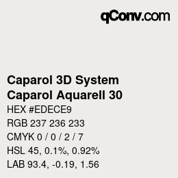 カラーコード: Caparol 3D System - Caparol Aquarell 30 | qconv.com