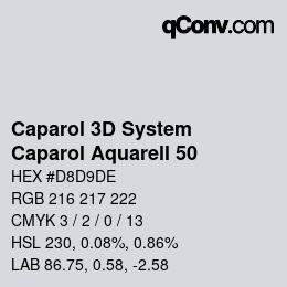 カラーコード: Caparol 3D System - Caparol Aquarell 50 | qconv.com