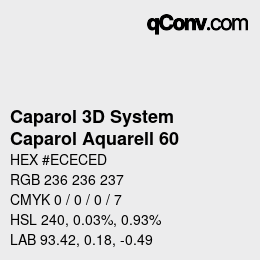 カラーコード: Caparol 3D System - Caparol Aquarell 60 | qconv.com