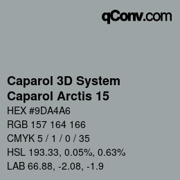 カラーコード: Caparol 3D System - Caparol Arctis 15 | qconv.com