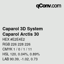 Farbcode: Caparol 3D System - Caparol Arctis 30 | qconv.com
