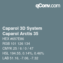 Código de color: Caparol 3D System - Caparol Arctis 35 | qconv.com
