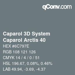 Farbcode: Caparol 3D System - Caparol Arctis 40 | qconv.com