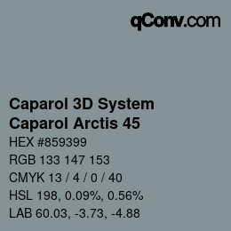 Farbcode: Caparol 3D System - Caparol Arctis 45 | qconv.com