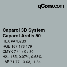 カラーコード: Caparol 3D System - Caparol Arctis 50 | qconv.com