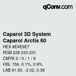 カラーコード: Caparol 3D System - Caparol Arctis 60 | qconv.com