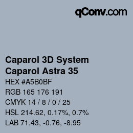 カラーコード: Caparol 3D System - Caparol Astra 35 | qconv.com