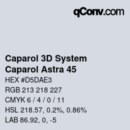 カラーコード: Caparol 3D System - Caparol Astra 45 | qconv.com