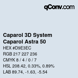 カラーコード: Caparol 3D System - Caparol Astra 50 | qconv.com