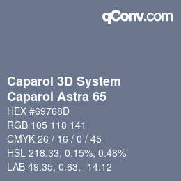 カラーコード: Caparol 3D System - Caparol Astra 65 | qconv.com