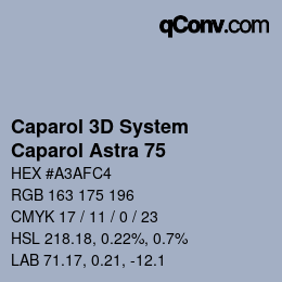 カラーコード: Caparol 3D System - Caparol Astra 75 | qconv.com