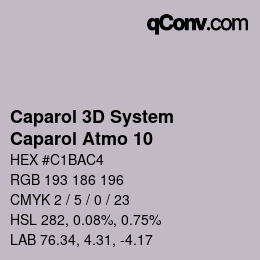 カラーコード: Caparol 3D System - Caparol Atmo 10 | qconv.com
