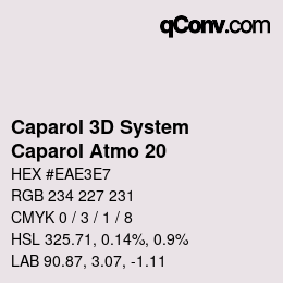 Color code: Caparol 3D System - Caparol Atmo 20 | qconv.com