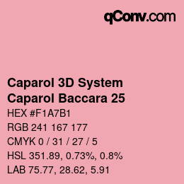 Código de color: Caparol 3D System - Caparol Baccara 25 | qconv.com