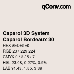 Farbcode: Caparol 3D System - Caparol Bordeaux 30 | qconv.com