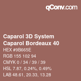 Farbcode: Caparol 3D System - Caparol Bordeaux 40 | qconv.com