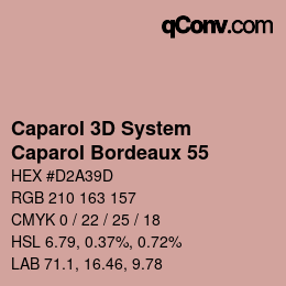Farbcode: Caparol 3D System - Caparol Bordeaux 55 | qconv.com