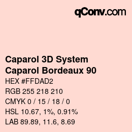 Color code: Caparol 3D System - Caparol Bordeaux 90 | qconv.com