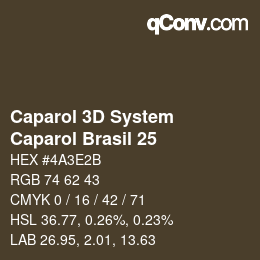 Color code: Caparol 3D System - Caparol Brasil 25 | qconv.com