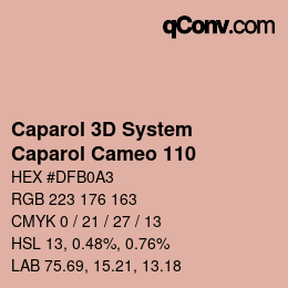 Farbcode: Caparol 3D System - Caparol Cameo 110 | qconv.com
